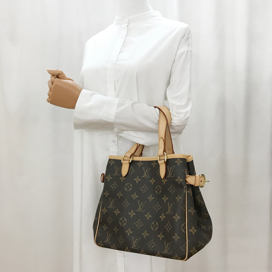 LOUIS VUITTON Monogram Batignolles M51156 Hand bag