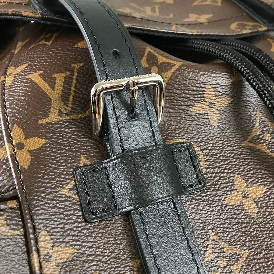 LOUIS VUITTON Monogram Macassar Christopher MM M43735 Backpack