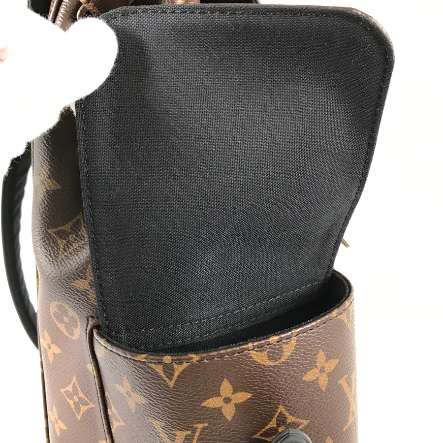 LOUIS VUITTON Monogram Macassar Christopher MM M43735 Backpack