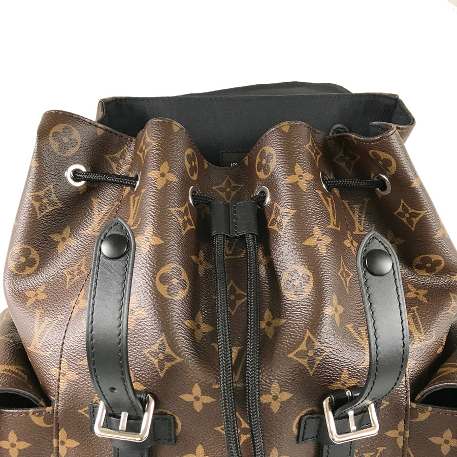 LOUIS VUITTON Monogram Macassar Christopher MM M43735 Backpack