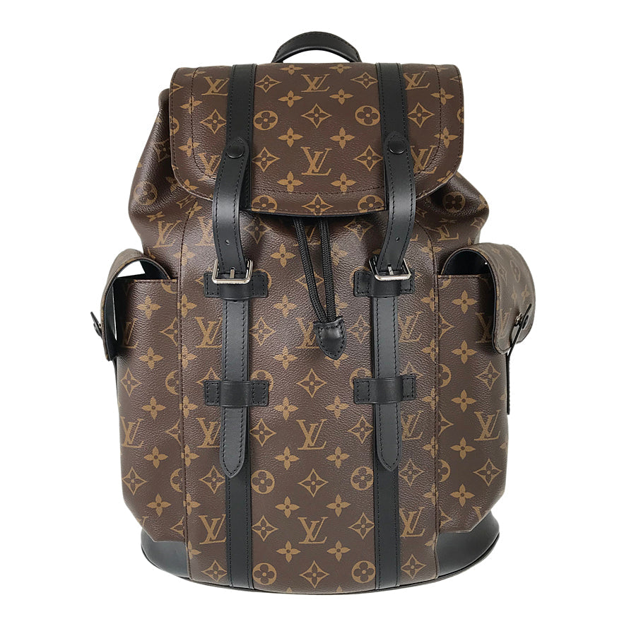 LOUIS VUITTON Monogram Macassar Christopher MM M43735 Backpack