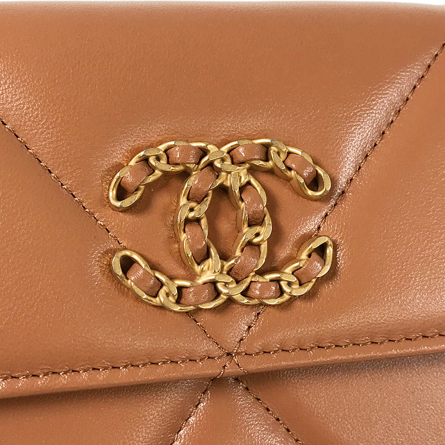 CHANEL Matelasse Long wallet Folding cover lid