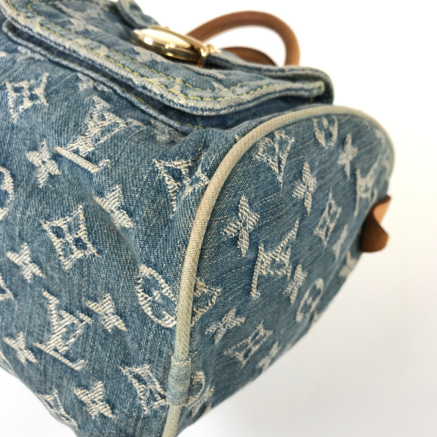 LOUIS VUITTON Monogram Denim Neo Speedy M95019 Hand bag