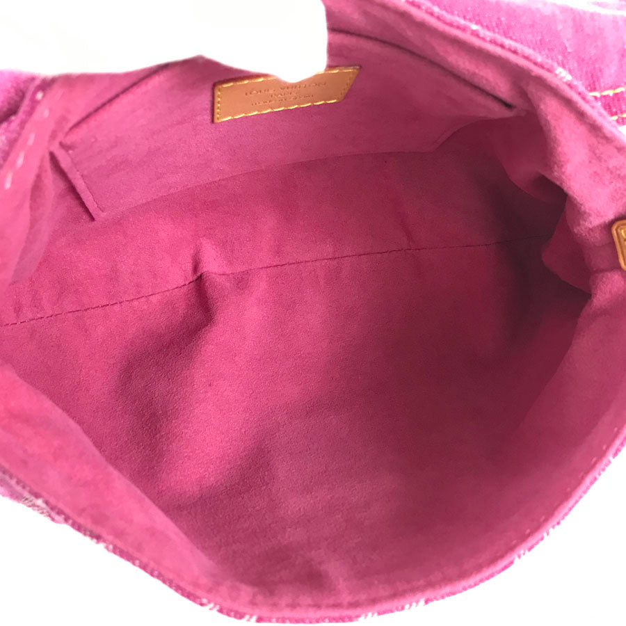 LOUIS VUITTON Monogram Denim Mini Pleaty M95216 Shoulder bag