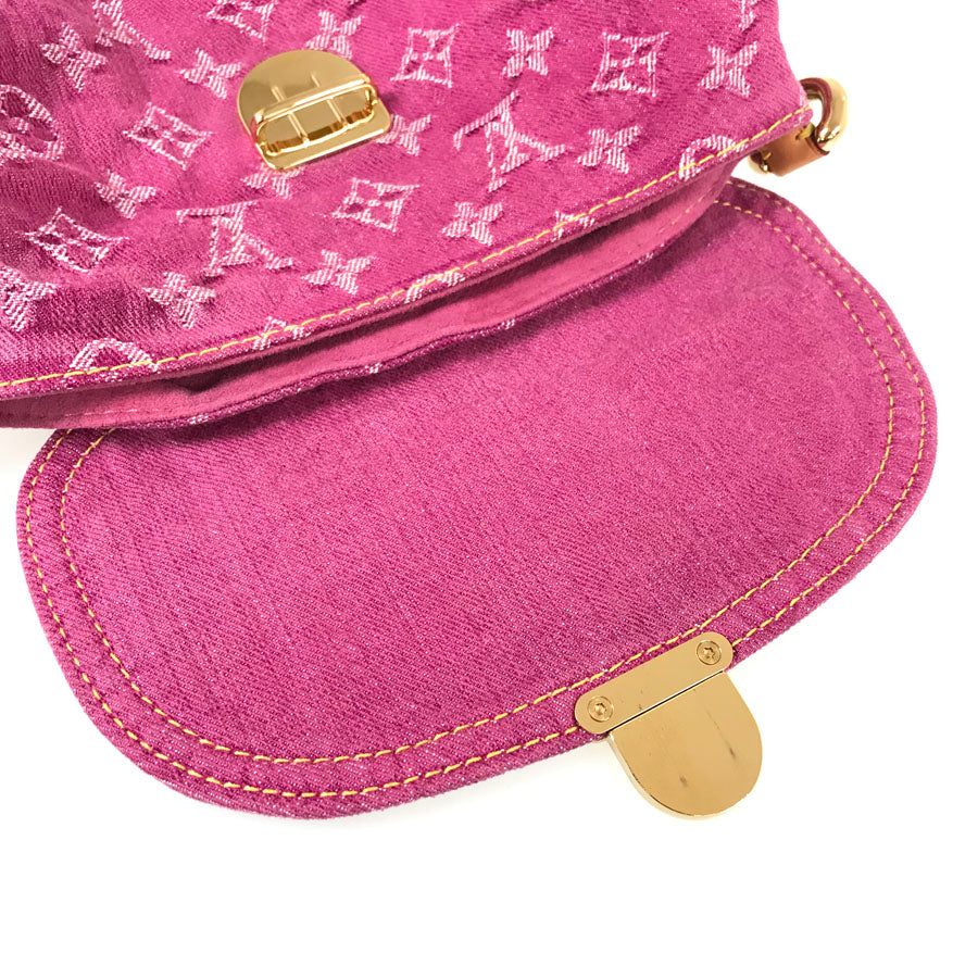 LOUIS VUITTON Monogram Denim Mini Pleaty M95216 Shoulder bag