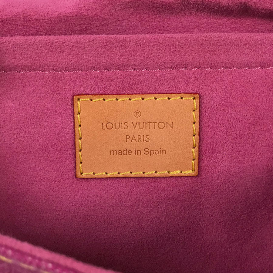 LOUIS VUITTON Monogram Denim Mini Pleaty M95216 Shoulder bag