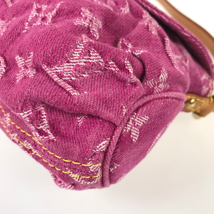 LOUIS VUITTON Monogram Denim Mini Pleaty M95216 Shoulder bag