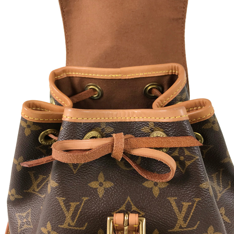 LOUIS VUITTON Monogram Mini Montsouris M51137 Backpack