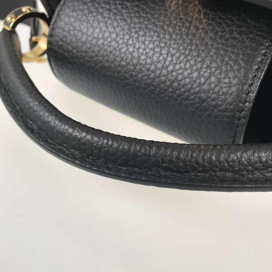 LOUIS VUITTON Taurillon Leather Capucines MINI M56071 Hand bag