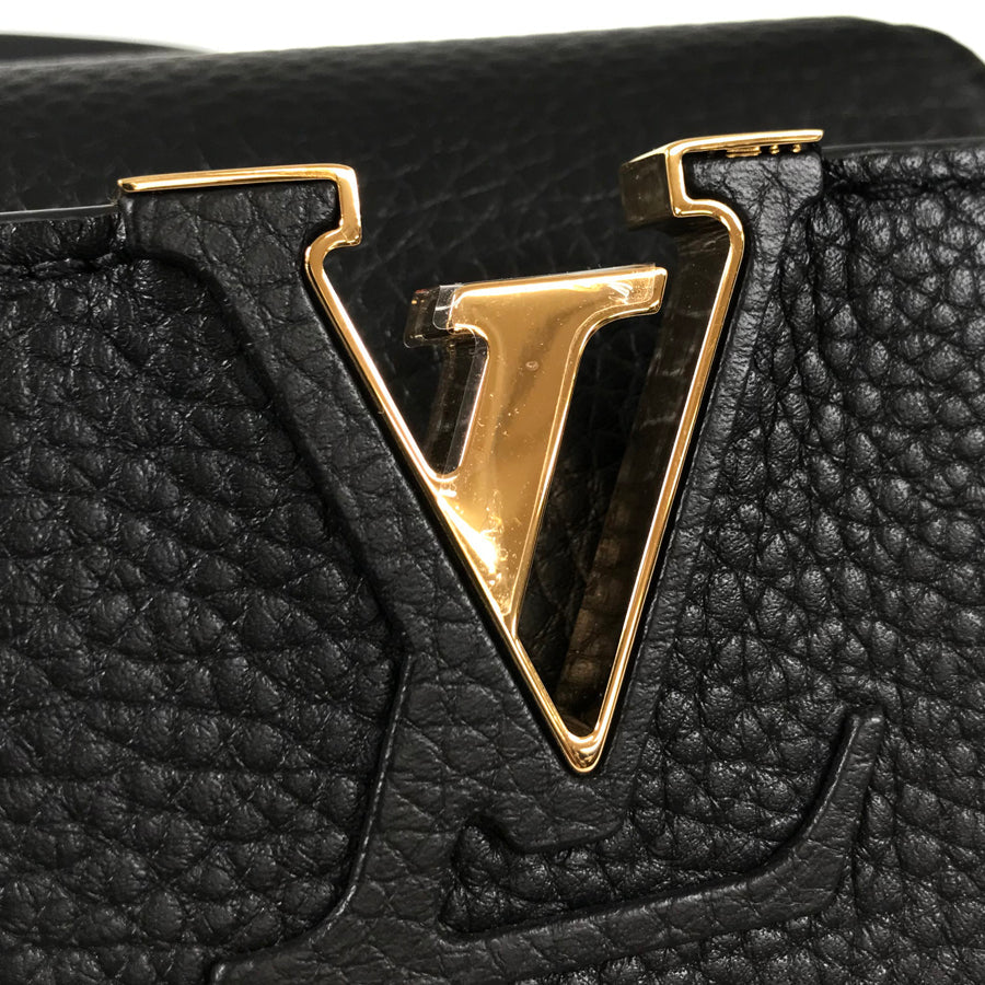 LOUIS VUITTON Taurillon Leather Capucines MINI M56071 Hand bag