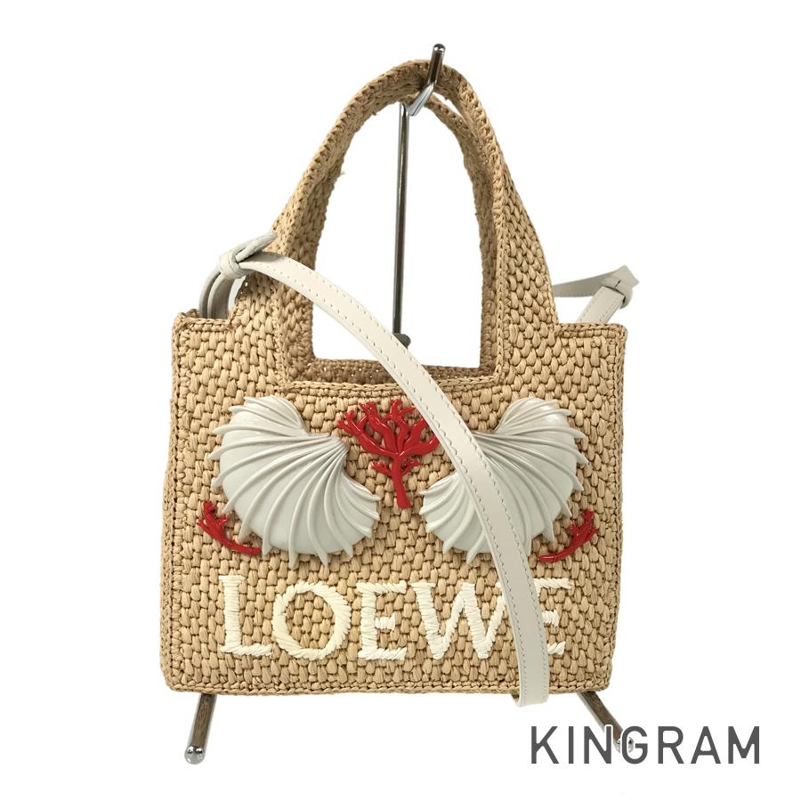 LOEWE font tote mini A657V46X01 Hand bag