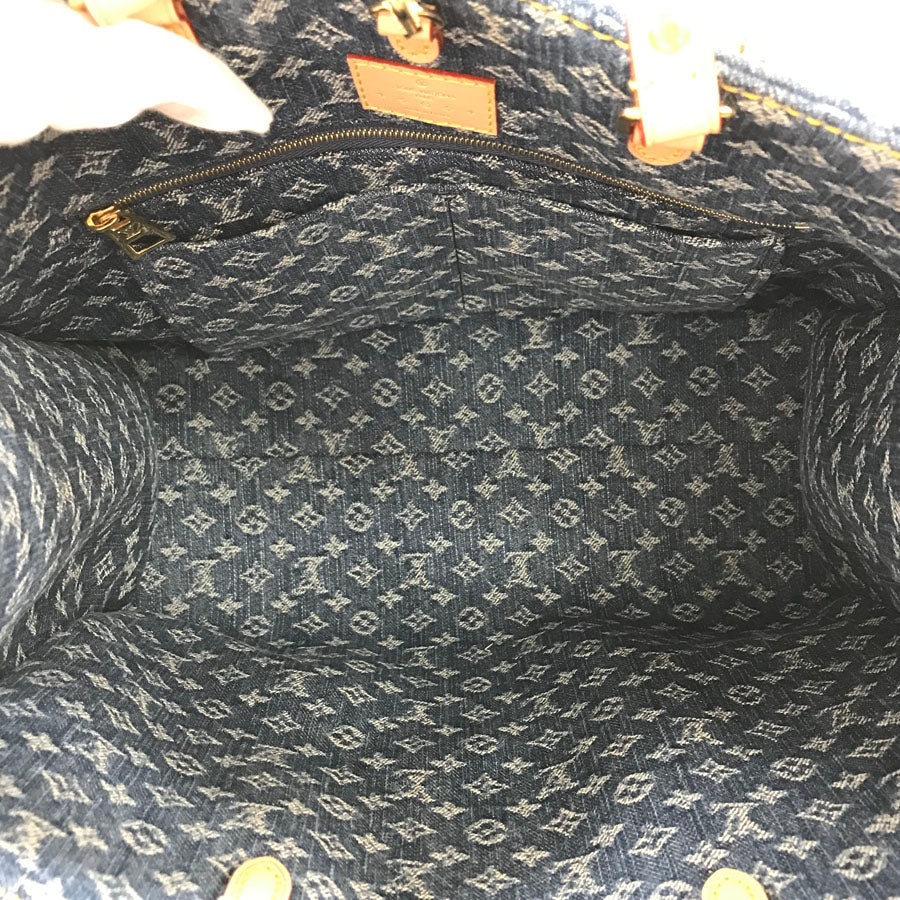 LOUIS VUITTON Monogram Denim On The Go MM M46871 Tote bag