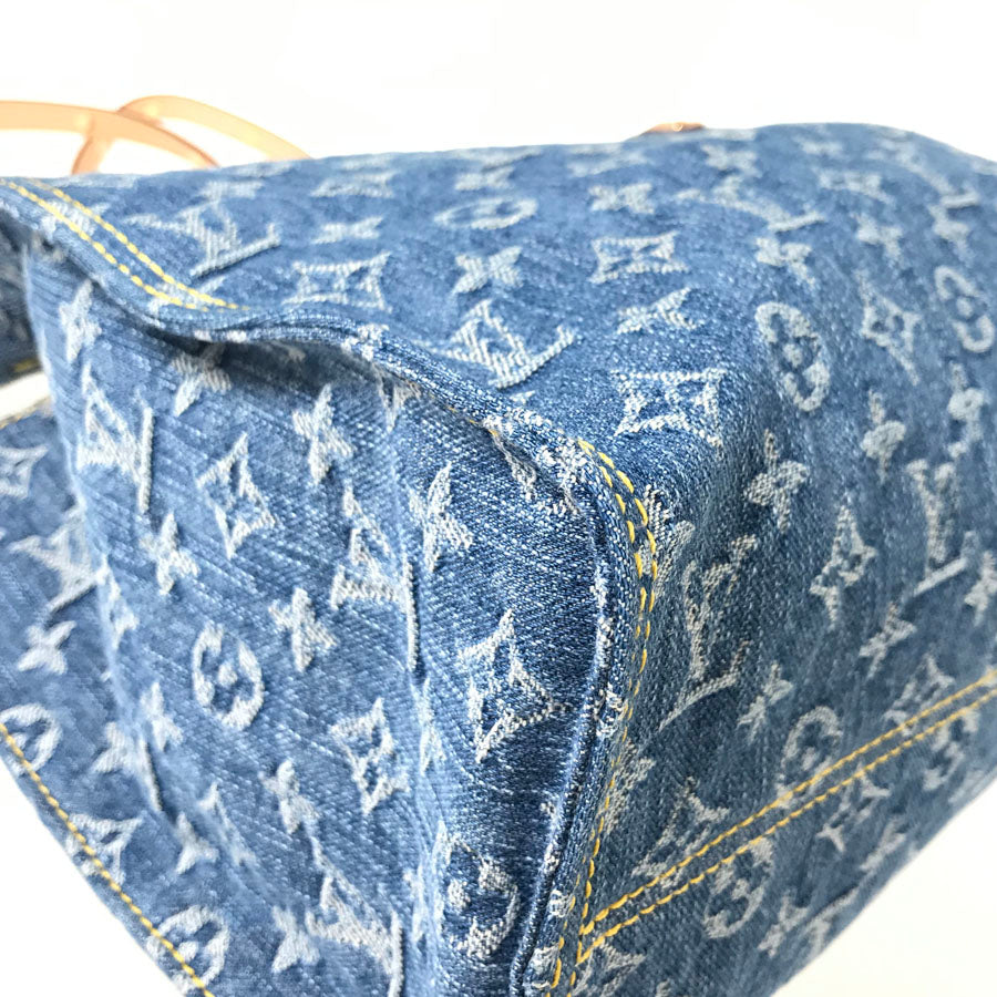 LOUIS VUITTON Monogram Denim On The Go MM M46871 Tote bag