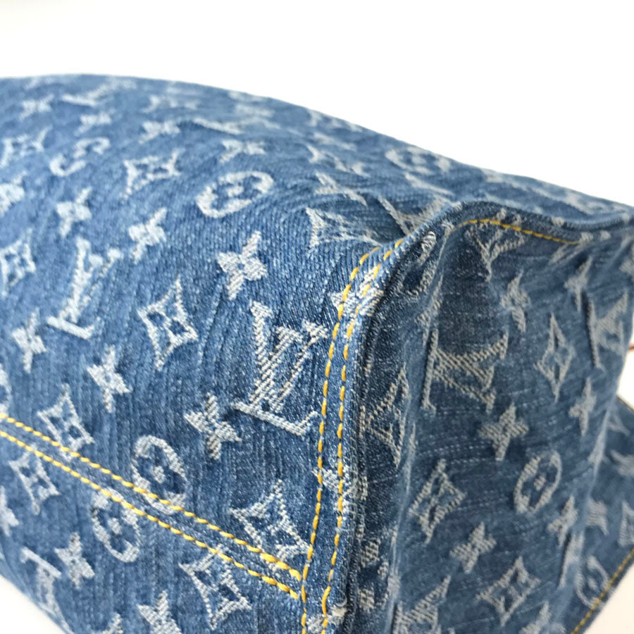 LOUIS VUITTON Monogram Denim On The Go MM M46871 Tote bag