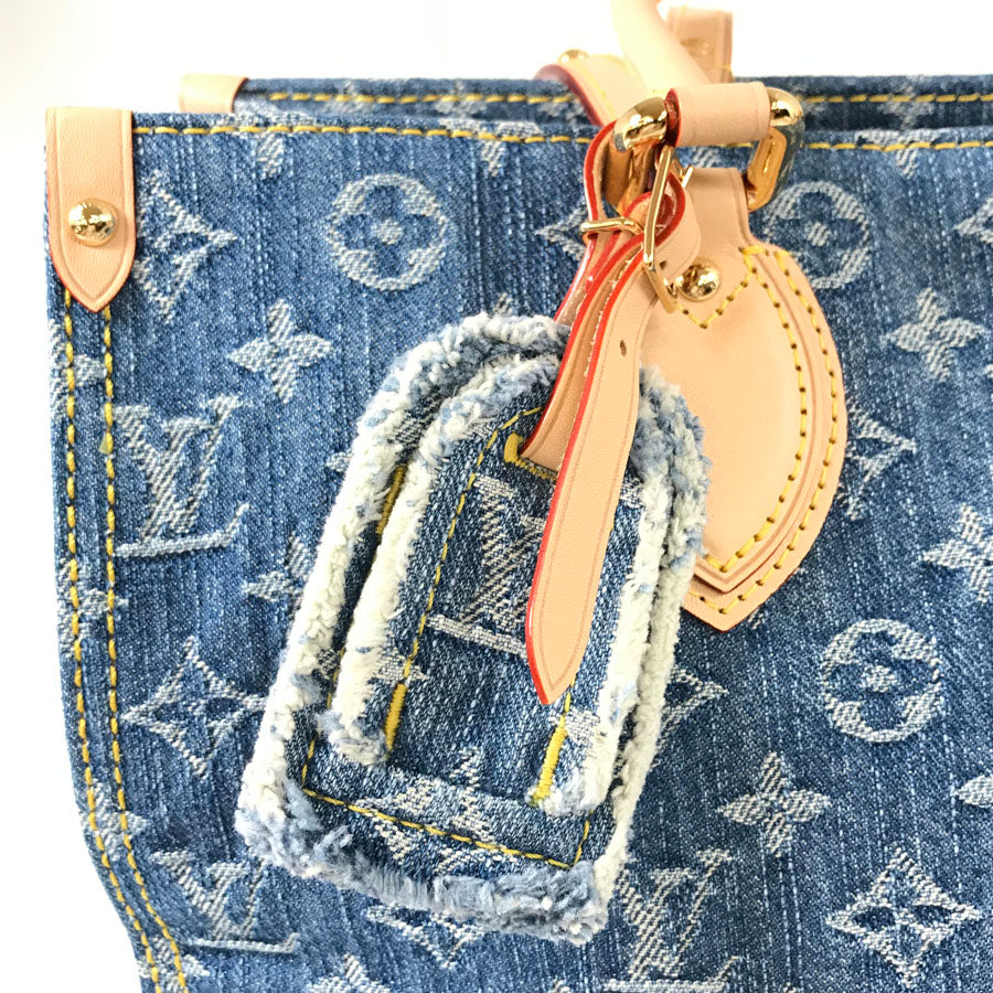 LOUIS VUITTON Monogram Denim On The Go MM M46871 Tote bag