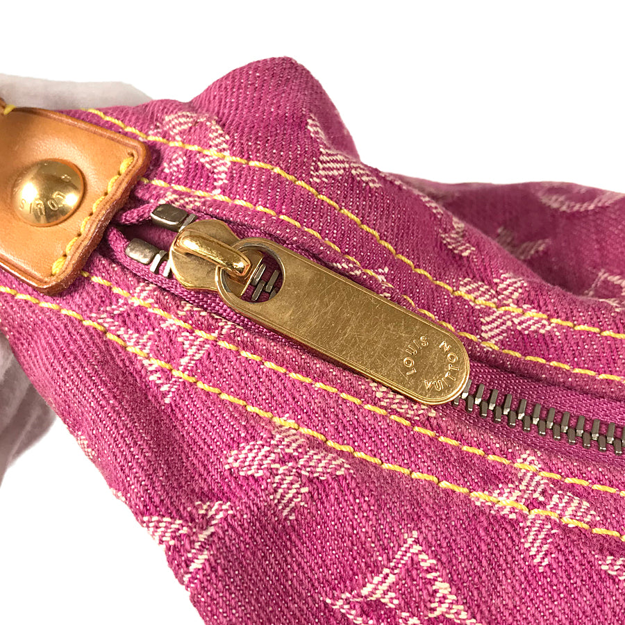 LOUIS VUITTON Monogram Denim Baggy GM M95210 Shoulder bag