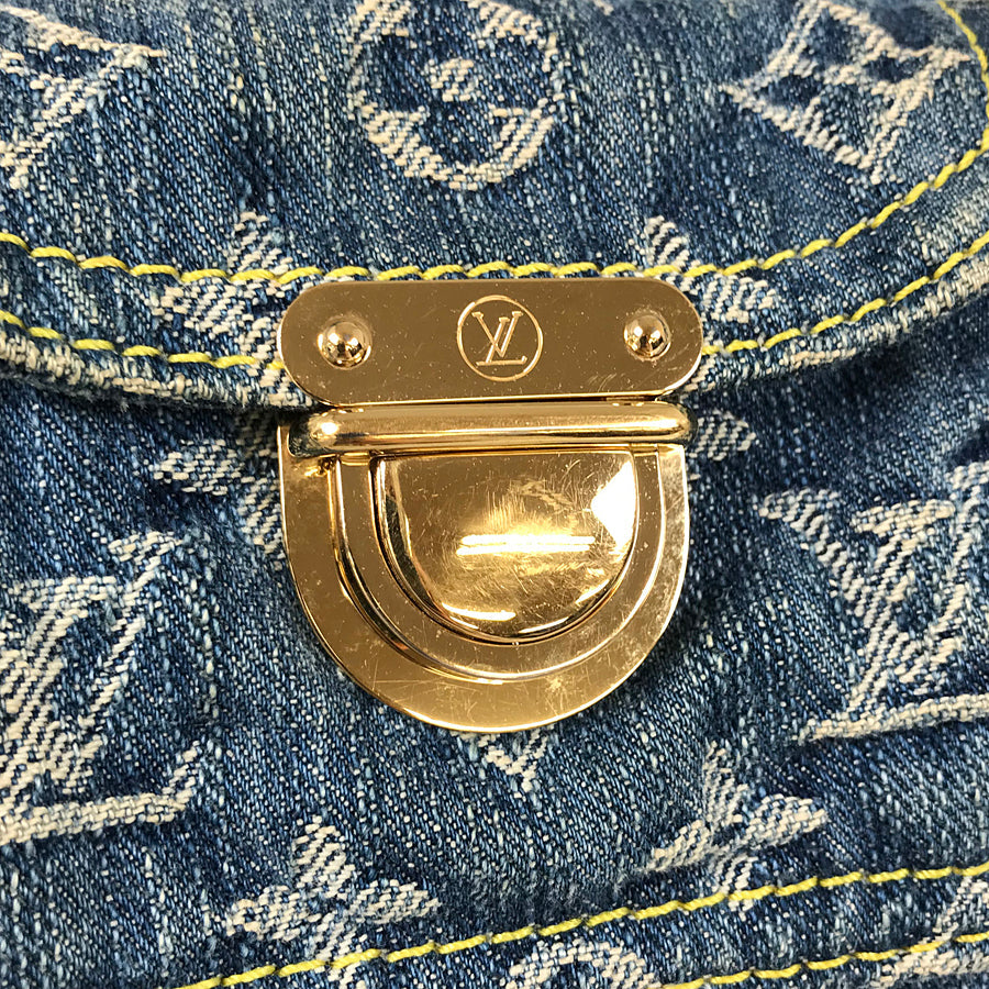 LOUIS VUITTON Monogram Denim Baggy PM M95049 Shoulder bag
