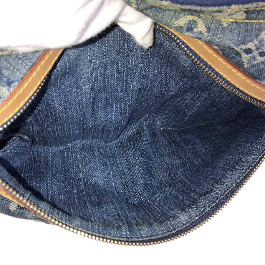 LOUIS VUITTON Monogram Denim Baggy PM M95049 Shoulder bag