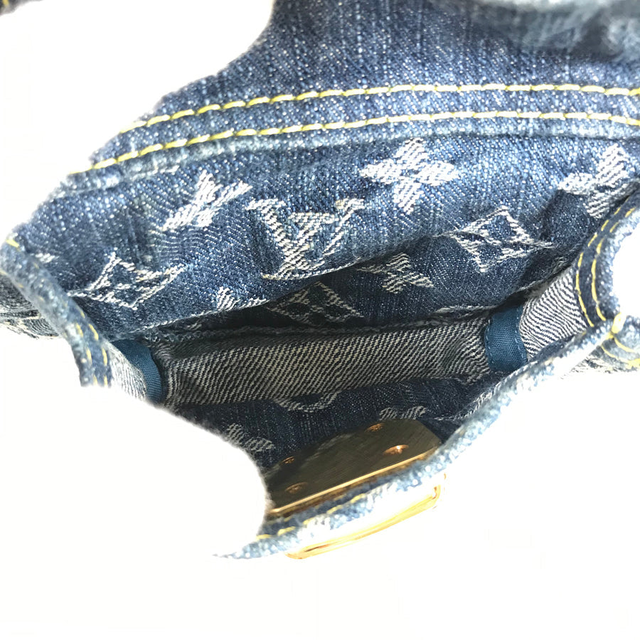 LOUIS VUITTON Monogram Denim Baggy PM M95049 Shoulder bag