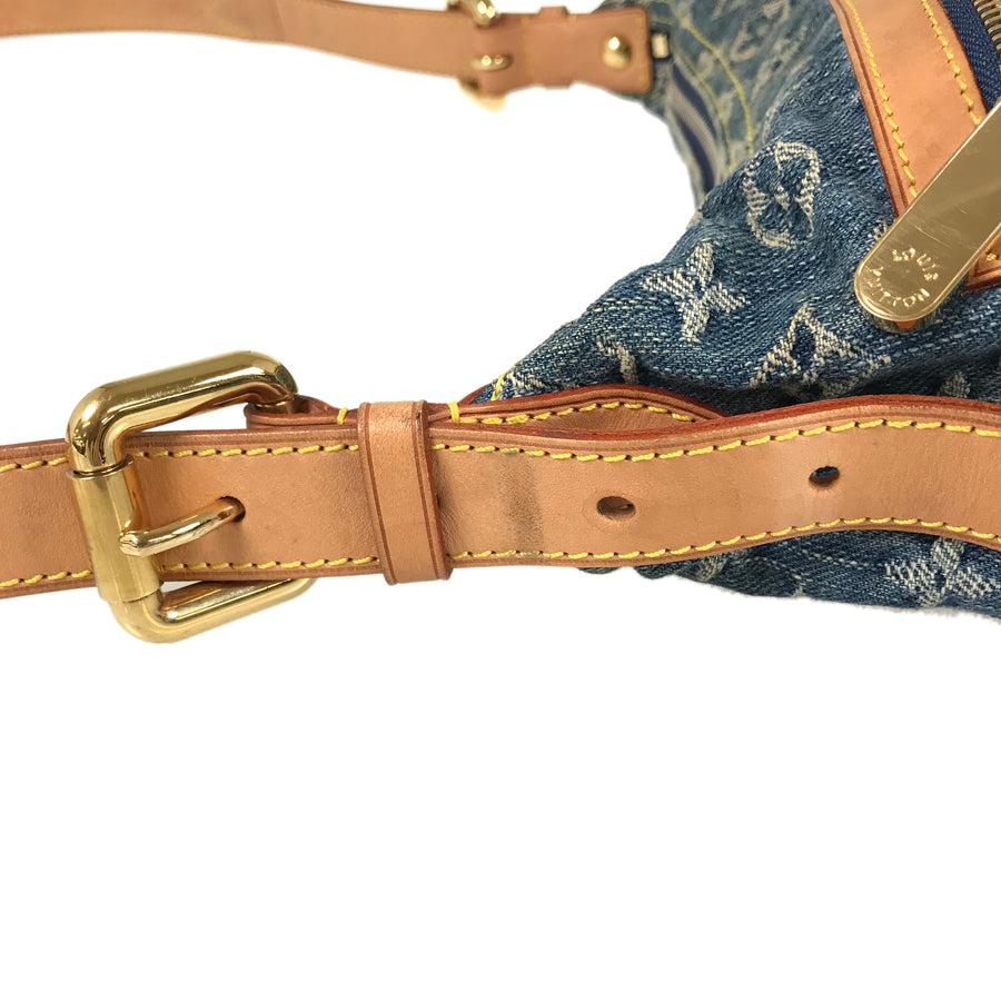 LOUIS VUITTON Monogram Denim Baggy PM M95049 Shoulder bag