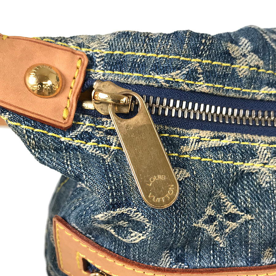 LOUIS VUITTON Monogram Denim Baggy PM M95049 Shoulder bag