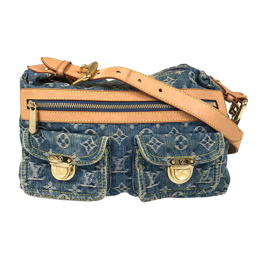 LOUIS VUITTON Monogram Denim Baggy PM M95049 Shoulder bag