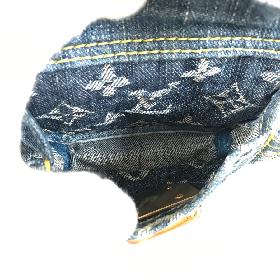 LOUIS VUITTON Monogram Denim Baggy PM M95049 Shoulder bag
