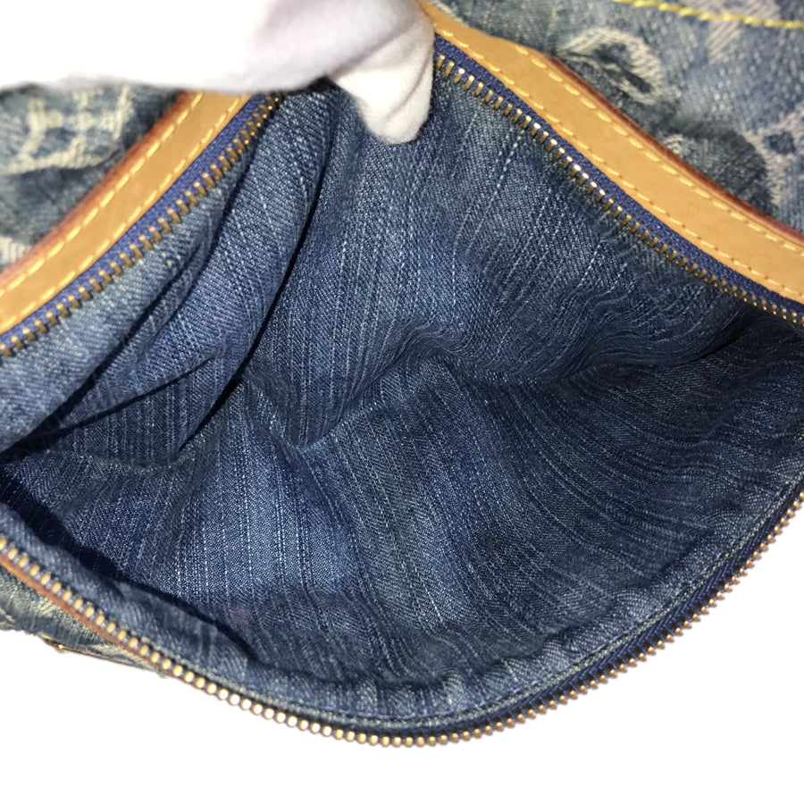 LOUIS VUITTON Monogram Denim Baggy PM M95049 Shoulder bag
