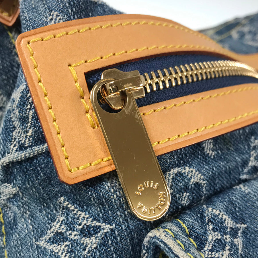 LOUIS VUITTON Monogram Denim Baggy PM M95049 Shoulder bag
