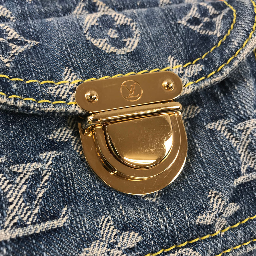 LOUIS VUITTON Monogram Denim Baggy PM M95049 Shoulder bag