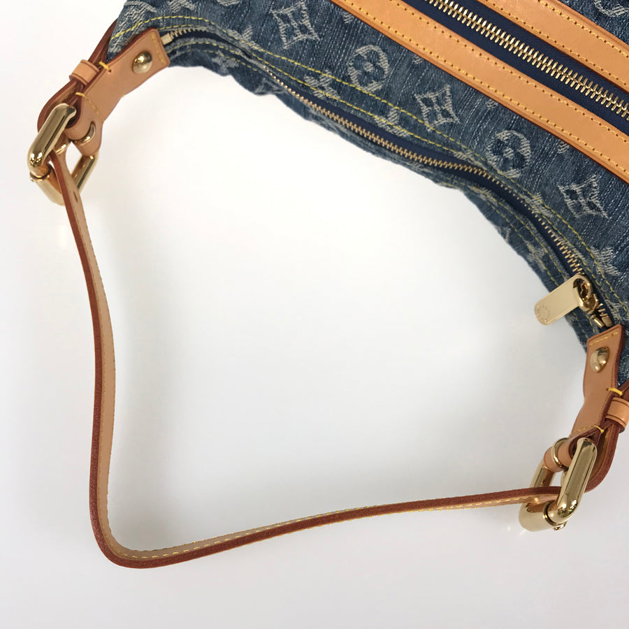 LOUIS VUITTON Monogram Denim Baggy PM M95049 Shoulder bag