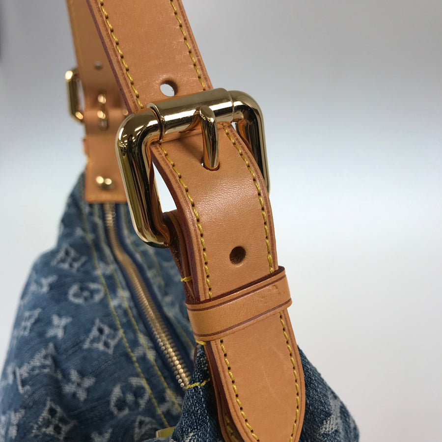 LOUIS VUITTON Monogram Denim Baggy PM M95049 Shoulder bag