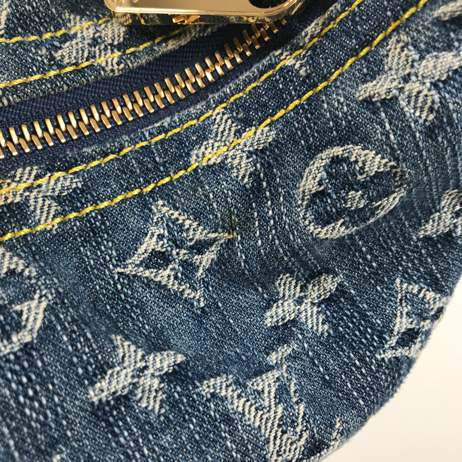 LOUIS VUITTON Monogram Denim Baggy PM M95049 Shoulder bag