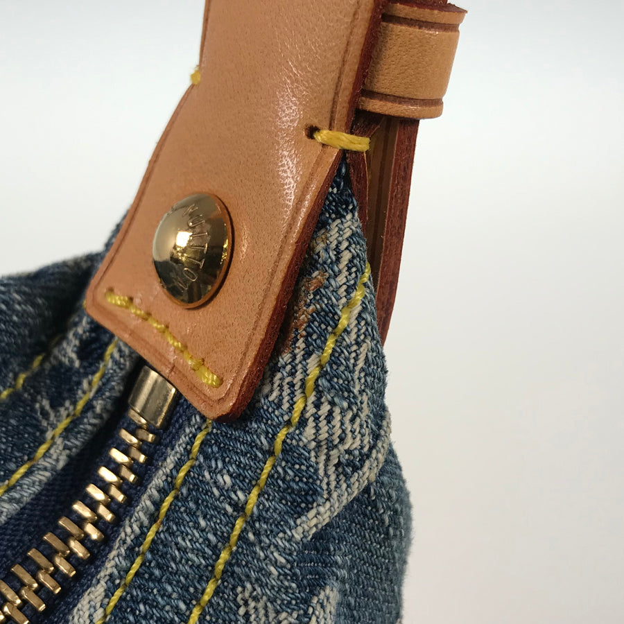 LOUIS VUITTON Monogram Denim Baggy PM M95049 Shoulder bag