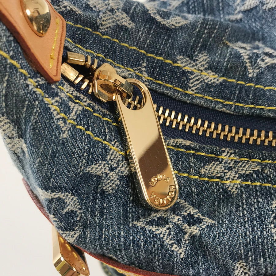 LOUIS VUITTON Monogram Denim Baggy PM M95049 Shoulder bag
