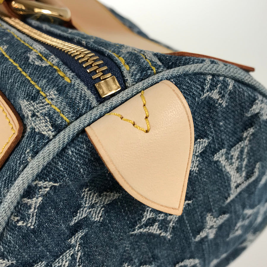 LOUIS VUITTON Monogram Denim Neo Speedy M95019 Hand bag