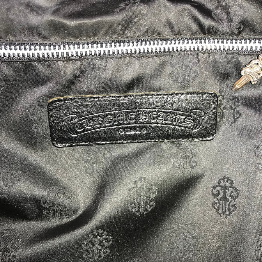 CHROME HEARTS 3 Cemetery Cross Patch Tote bag