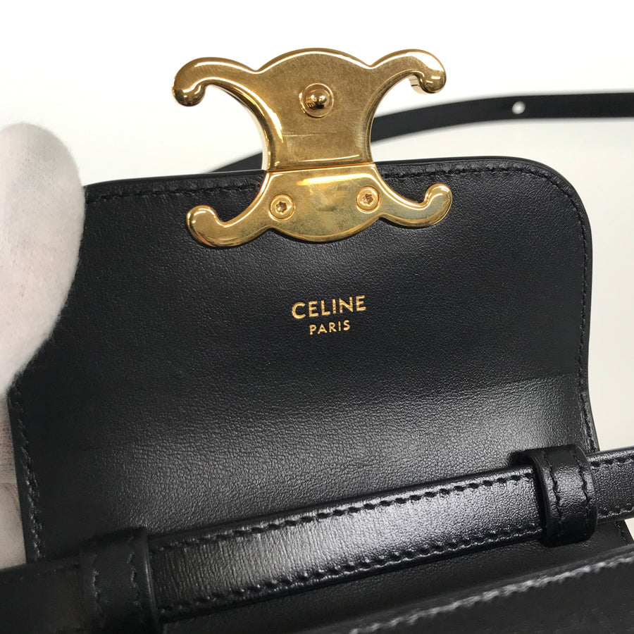 CELINE Triomphe mini claude Shoulder bag
