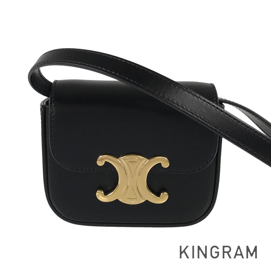 CELINE Triomphe mini claude Shoulder bag