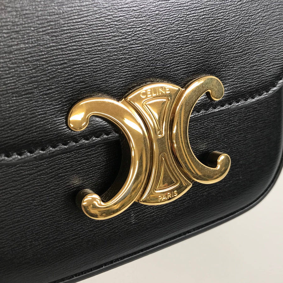 CELINE Triomphe mini claude Shoulder bag