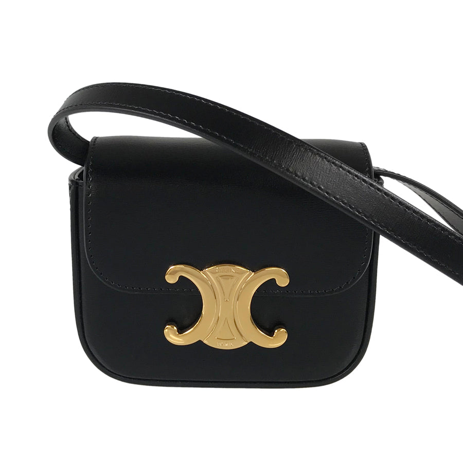 CELINE Triomphe mini claude Shoulder bag