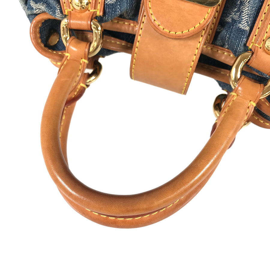 LOUIS VUITTON Monogram Denim Pleaty M95020 Hand bag