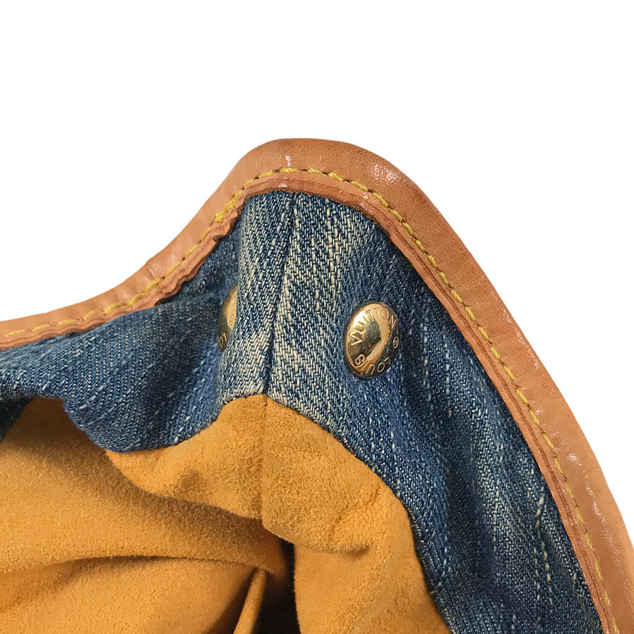 LOUIS VUITTON Monogram Denim Pleaty M95020 Hand bag