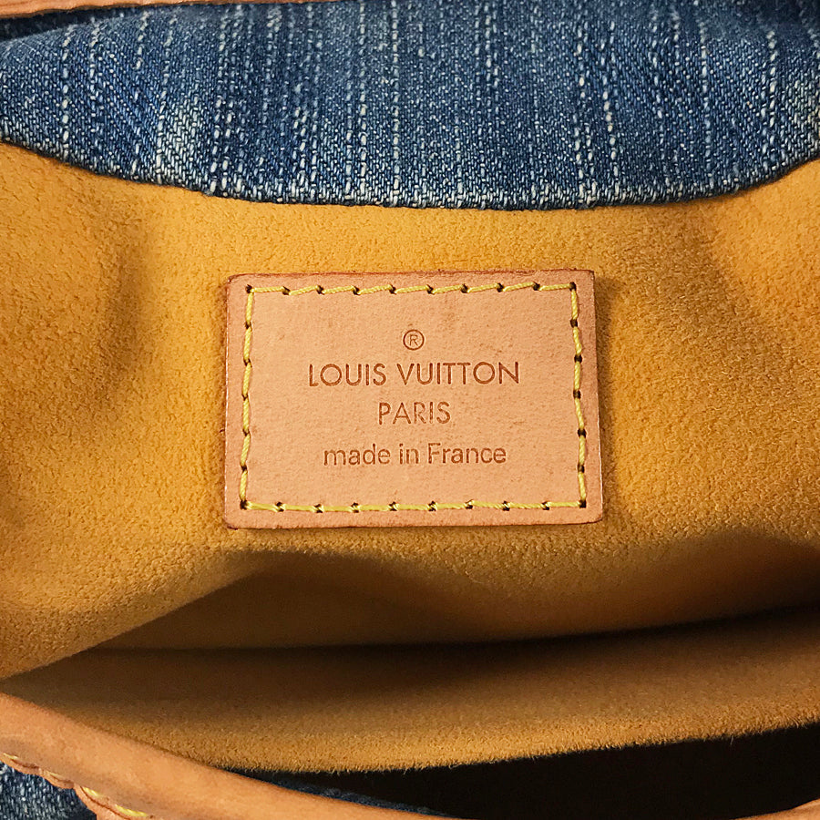 LOUIS VUITTON Monogram Denim Pleaty M95020 Hand bag