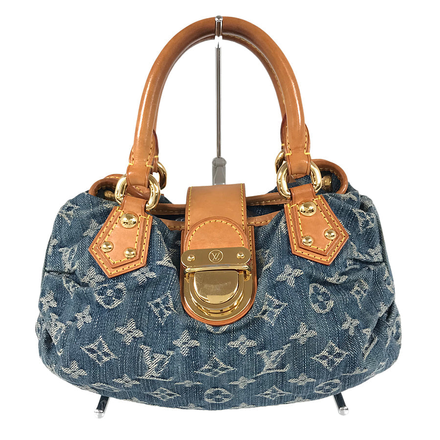 LOUIS VUITTON Monogram Denim Pleaty M95020 Hand bag