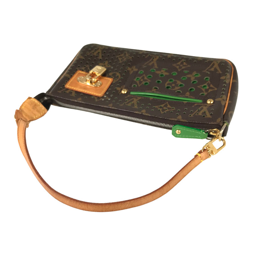 LOUIS VUITTON Monogram Perfo Pochette Accessoires M95184 Pouch