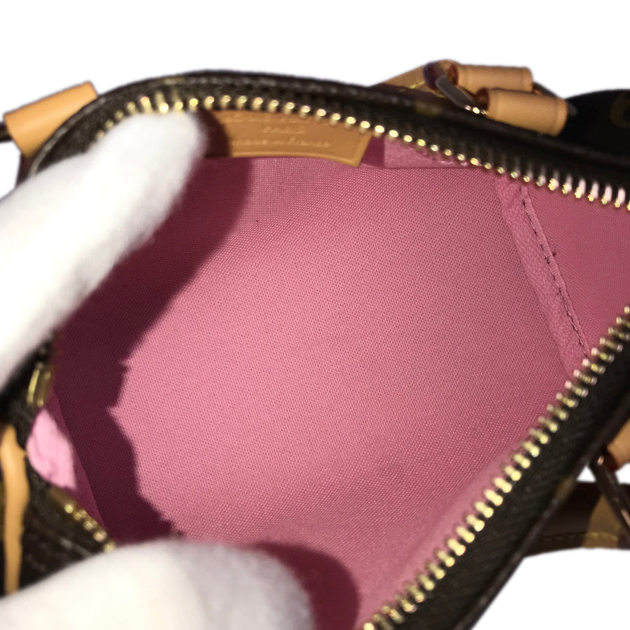 LOUIS VUITTON Monogram Nano Speedy M82624 Hand bag