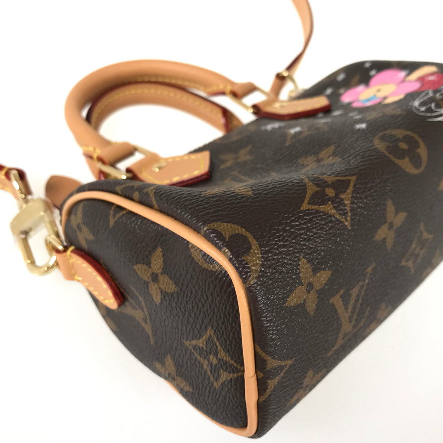 LOUIS VUITTON Monogram Nano Speedy M82624 Hand bag