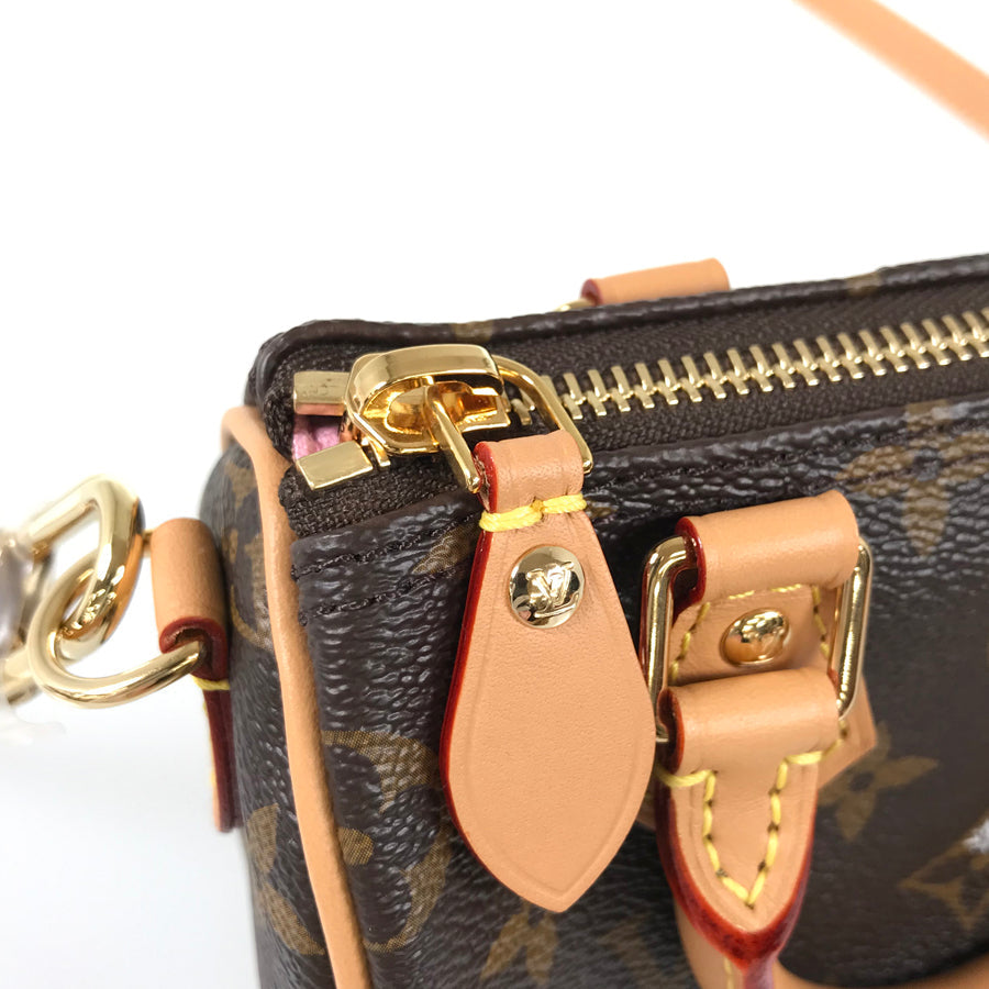 LOUIS VUITTON Monogram Nano Speedy M82624 Hand bag