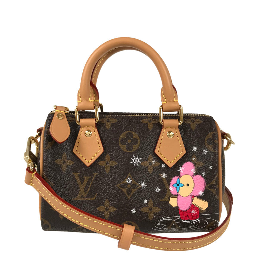 LOUIS VUITTON Monogram Nano Speedy M82624 Hand bag